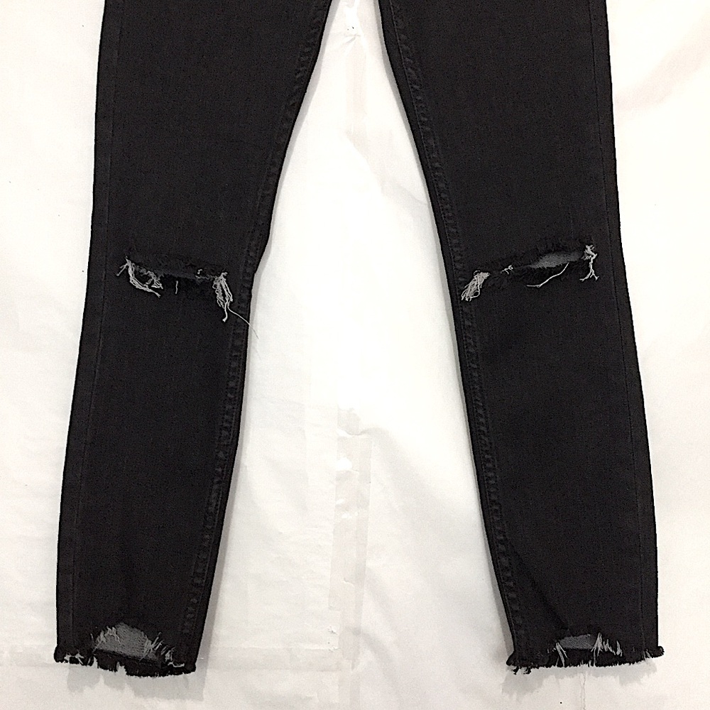 Free People Distressed Raw Hem Jeans - Picture 4 of 11